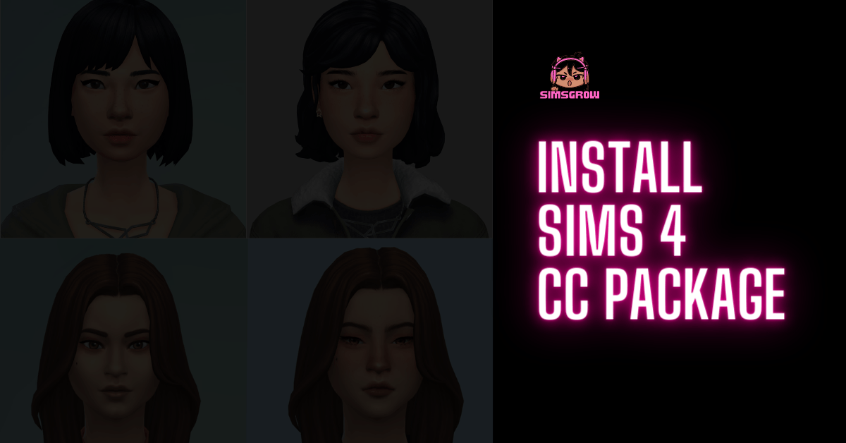 Install Sims 4 CC package