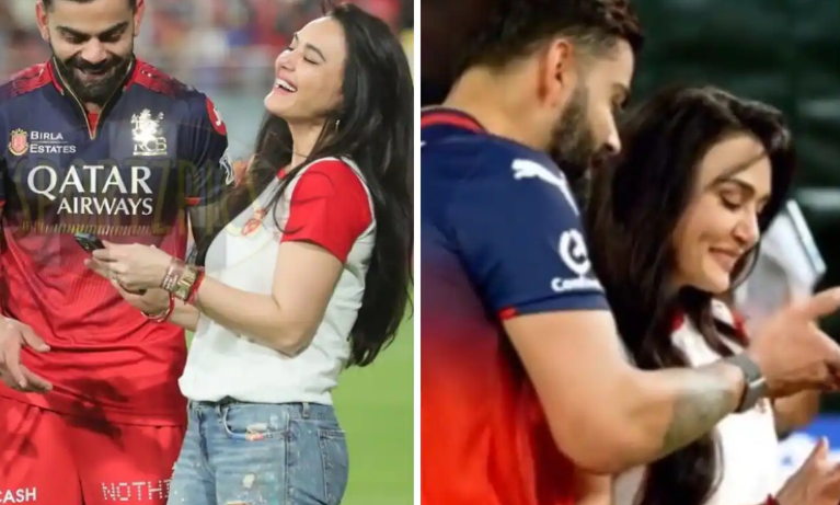 Preity Zinta breaks silence on her viral smiling picture with Virat Kohli after IPL match; ‘We were showing pictures of our children…’